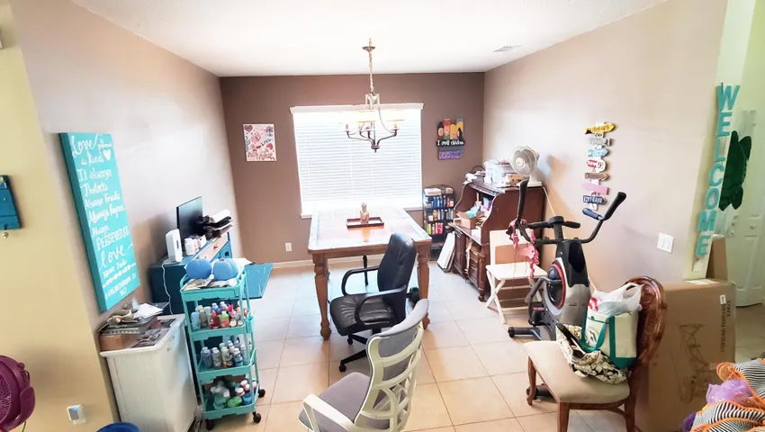 Space for those special dinners.