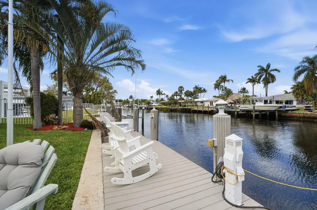 left side of the dock