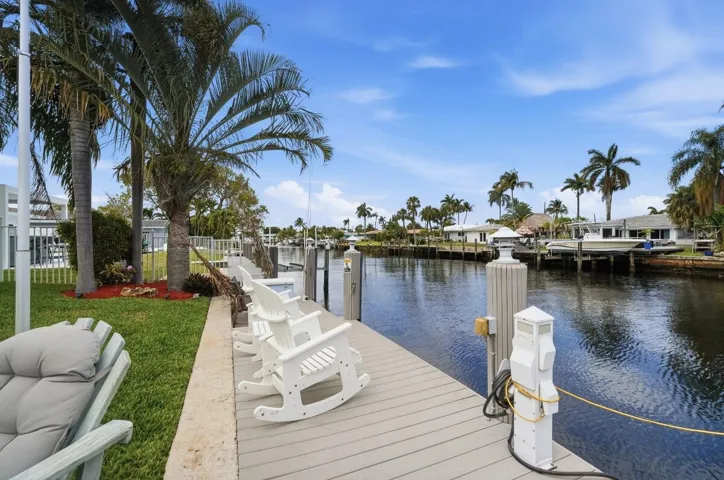 left side of the dock