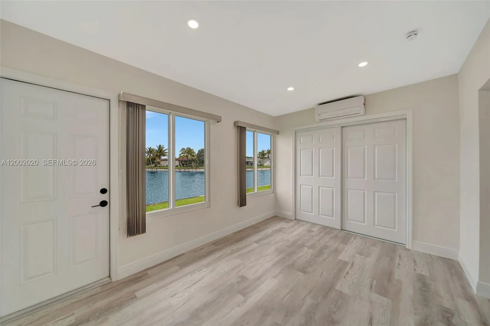 Flex room — enclosed space ideal for office or guest room