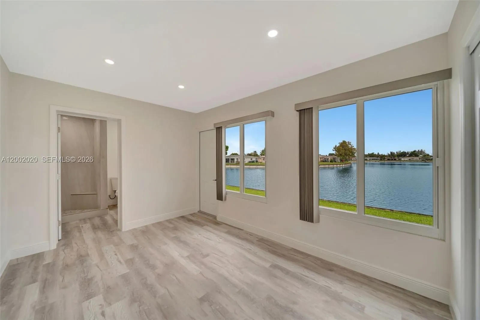 Flex room — enclosed space showing full shower area