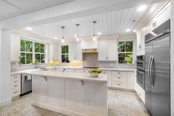 Updated coastal kitchen.