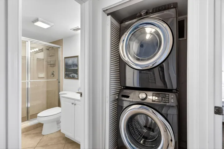 Washer and dryer