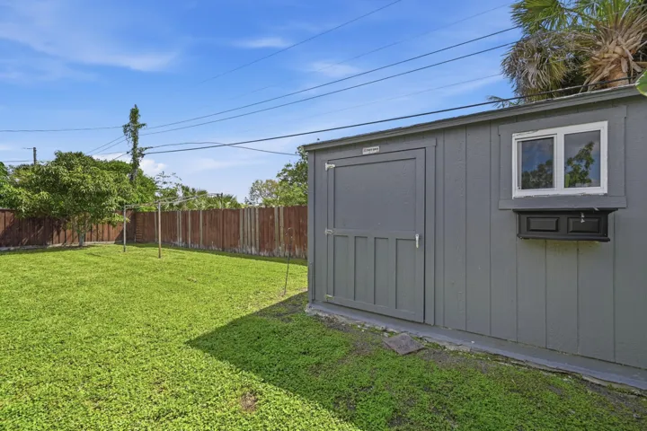 Backyard Right side