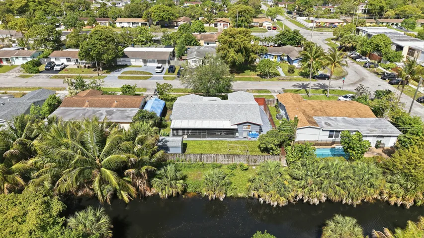Arial Backyard