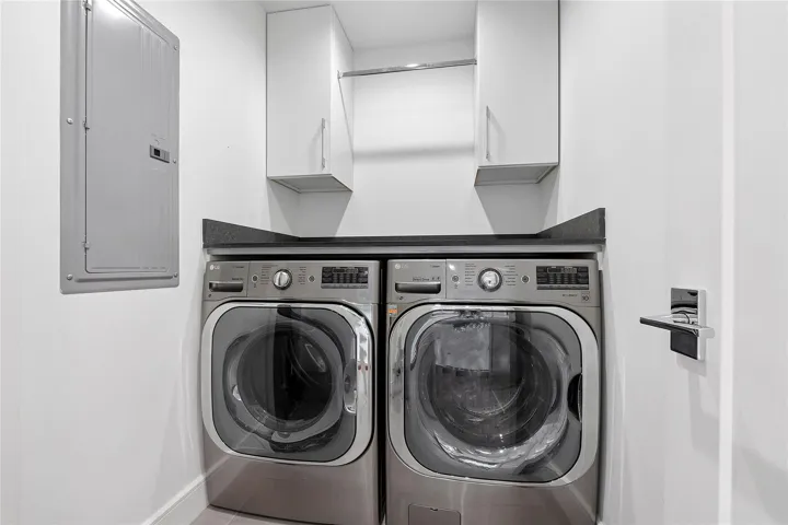 Upstairs laundry room