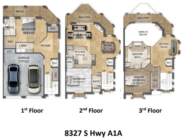 8327 S Hwy A1A Floor Plan unit A