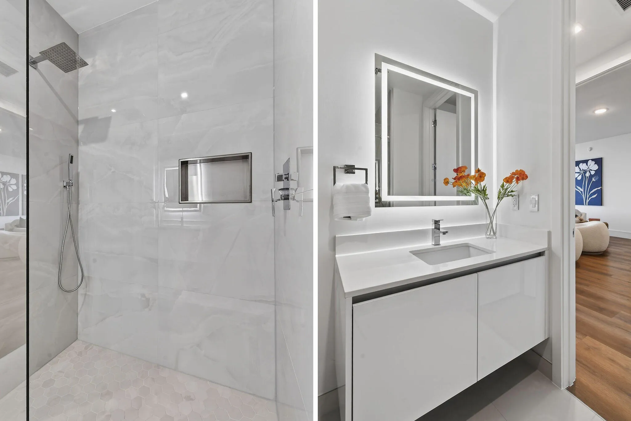 Spare bathroom