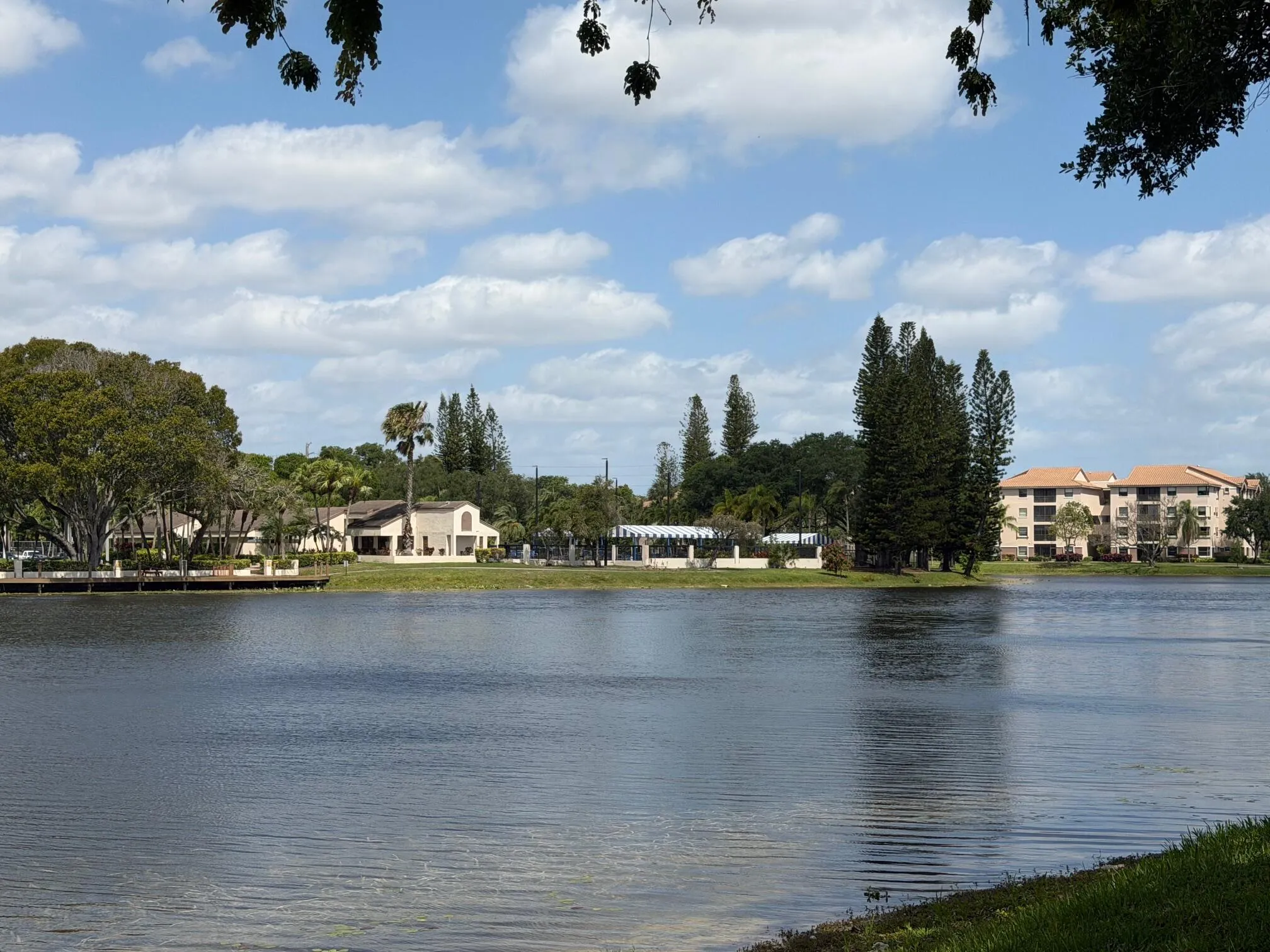 Lake around amenities