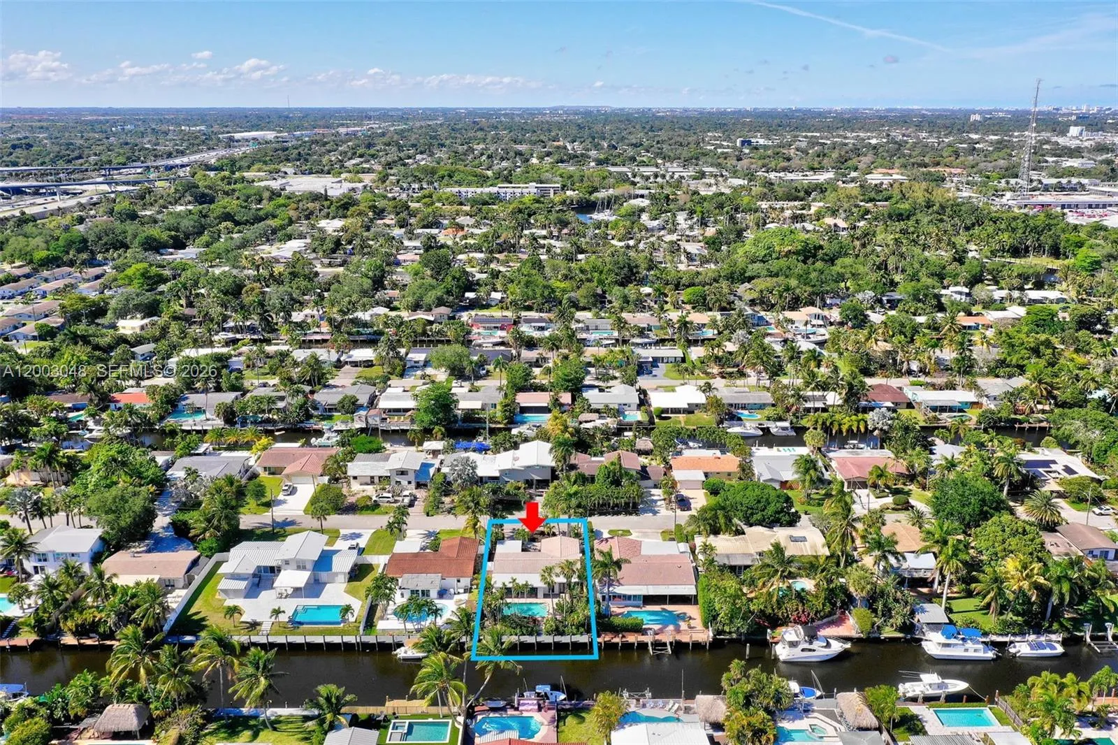 Aerial View 1704 SW 5th Ct Ft Lauderdale