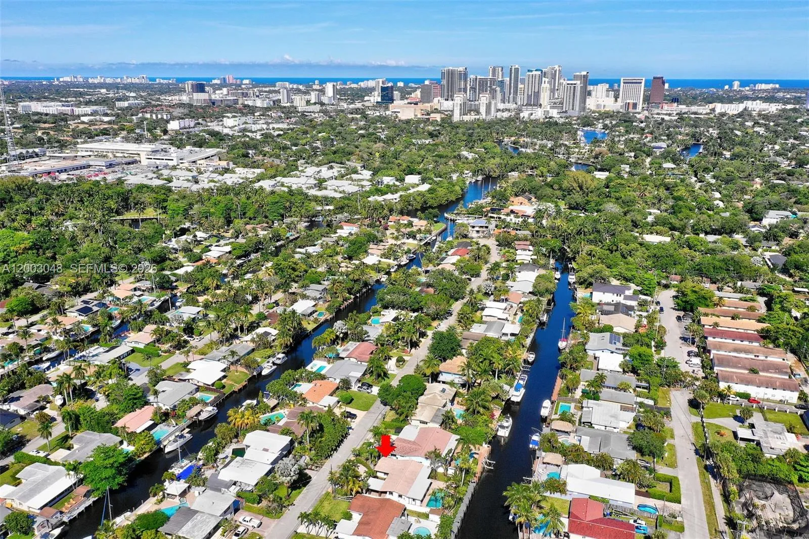 Aerial View 1704 SW 5th Ct Ft Lauderdale