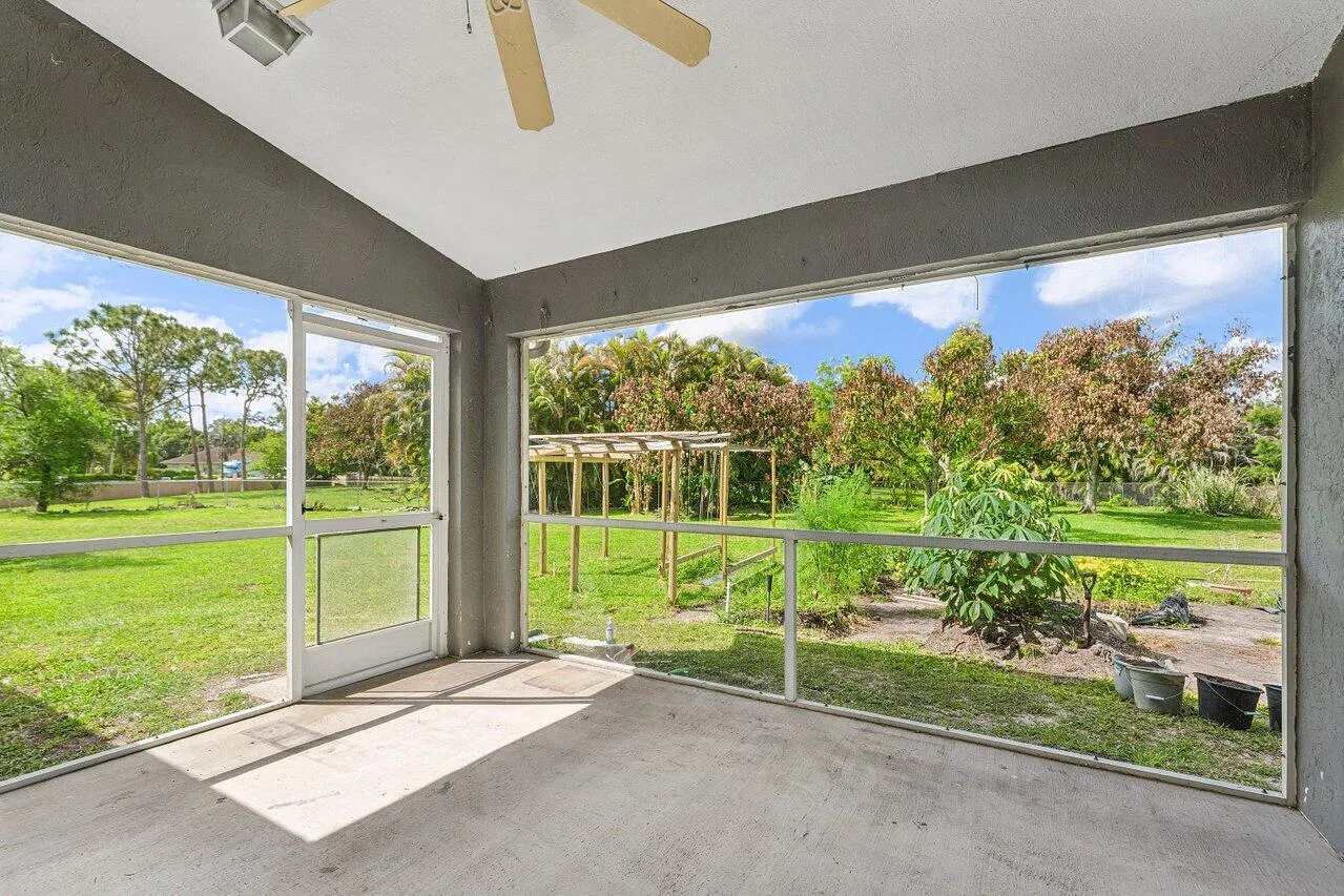 screened patio