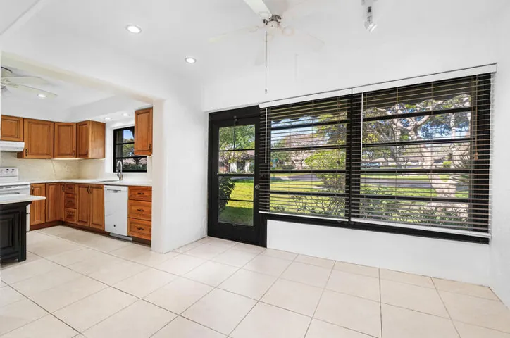 Sun room looking towards kitchen