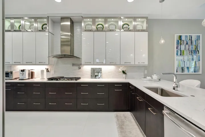 Spacious kitchen with tons of cabinet space