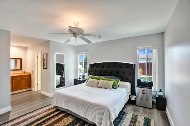 master bedroom into dressing area