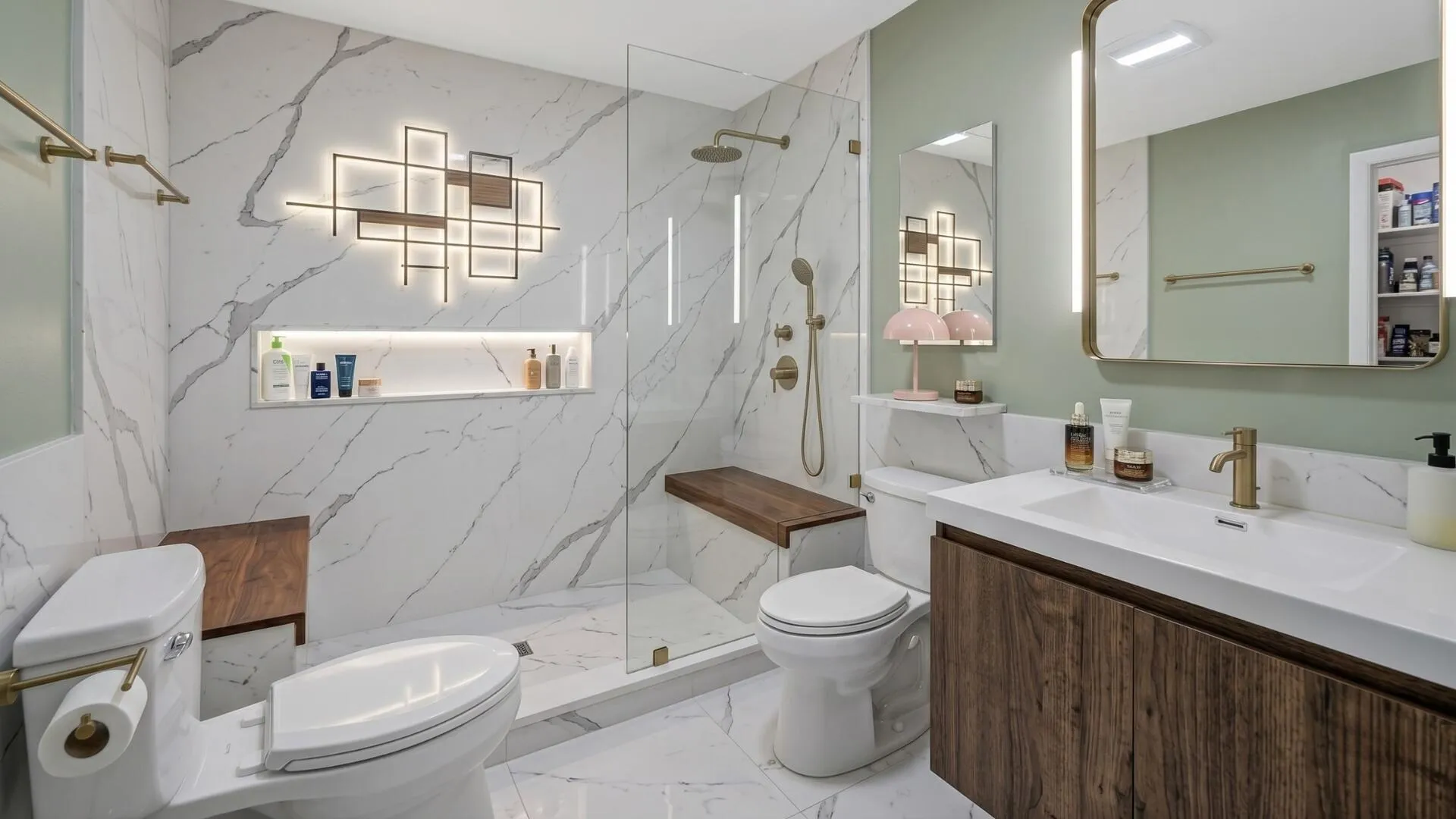 AI Generated Photo for Bath Renovation Idea