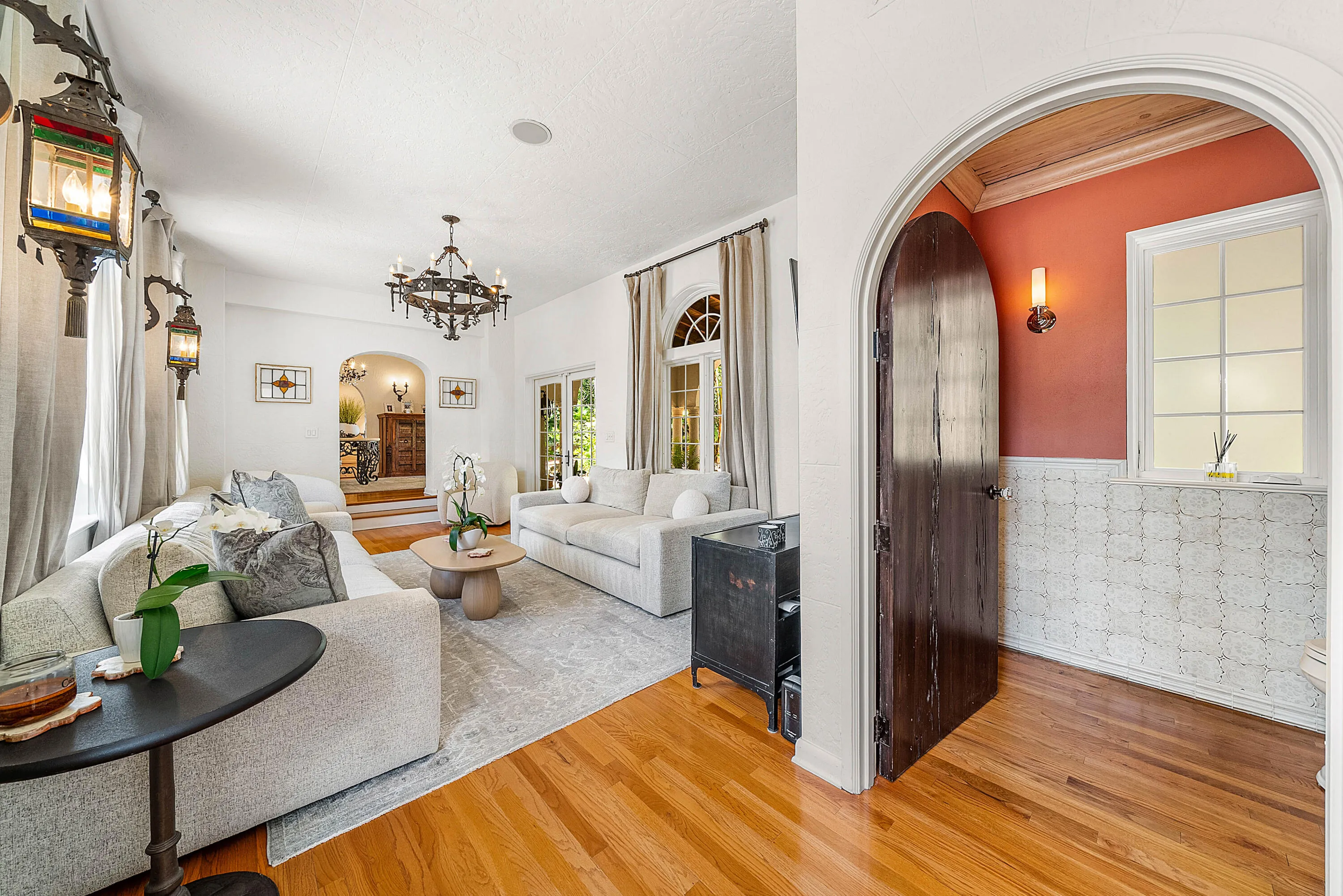 Living Room and half bath