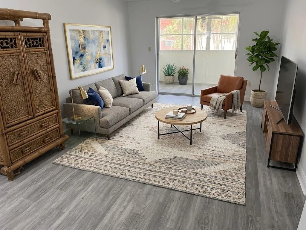 Staged Living room 207