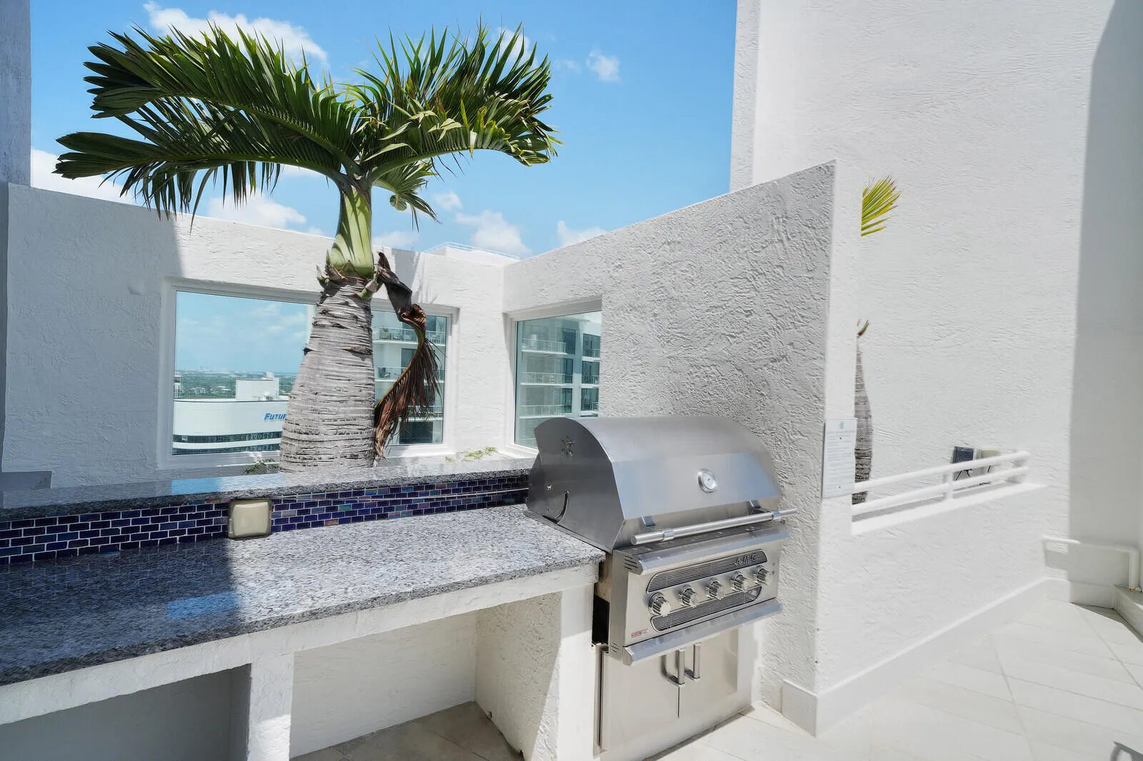 outdoor pool BBQ