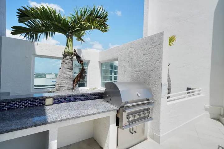 outdoor pool BBQ