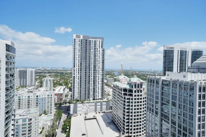 city pool view