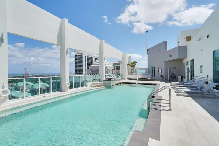 rooftop pool