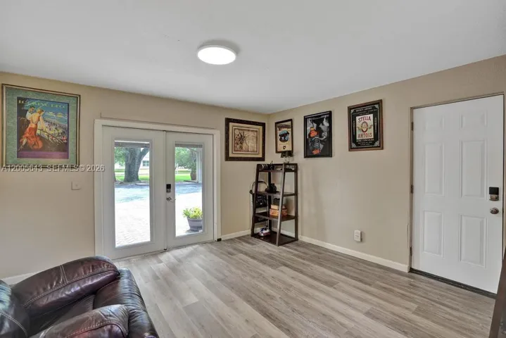 Inside of extra building