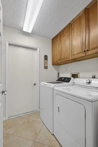 full size W/D door to garage