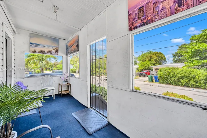 Enclosed porch