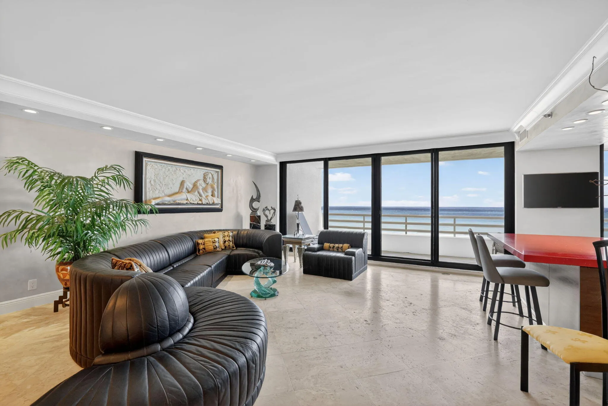Oceanfront Living Room