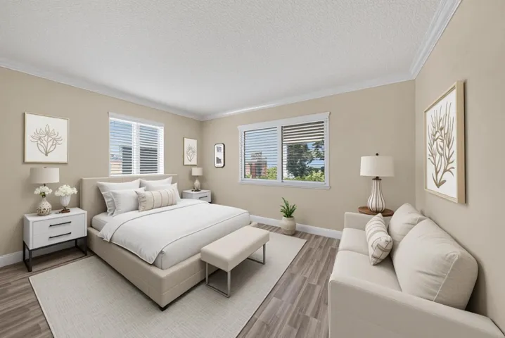 Furniture for staging pruposes (Bedroom #2)