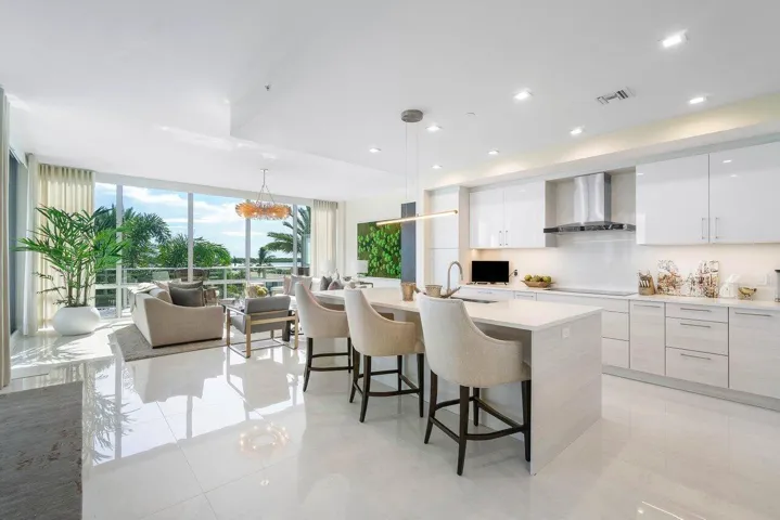 View from kitchen