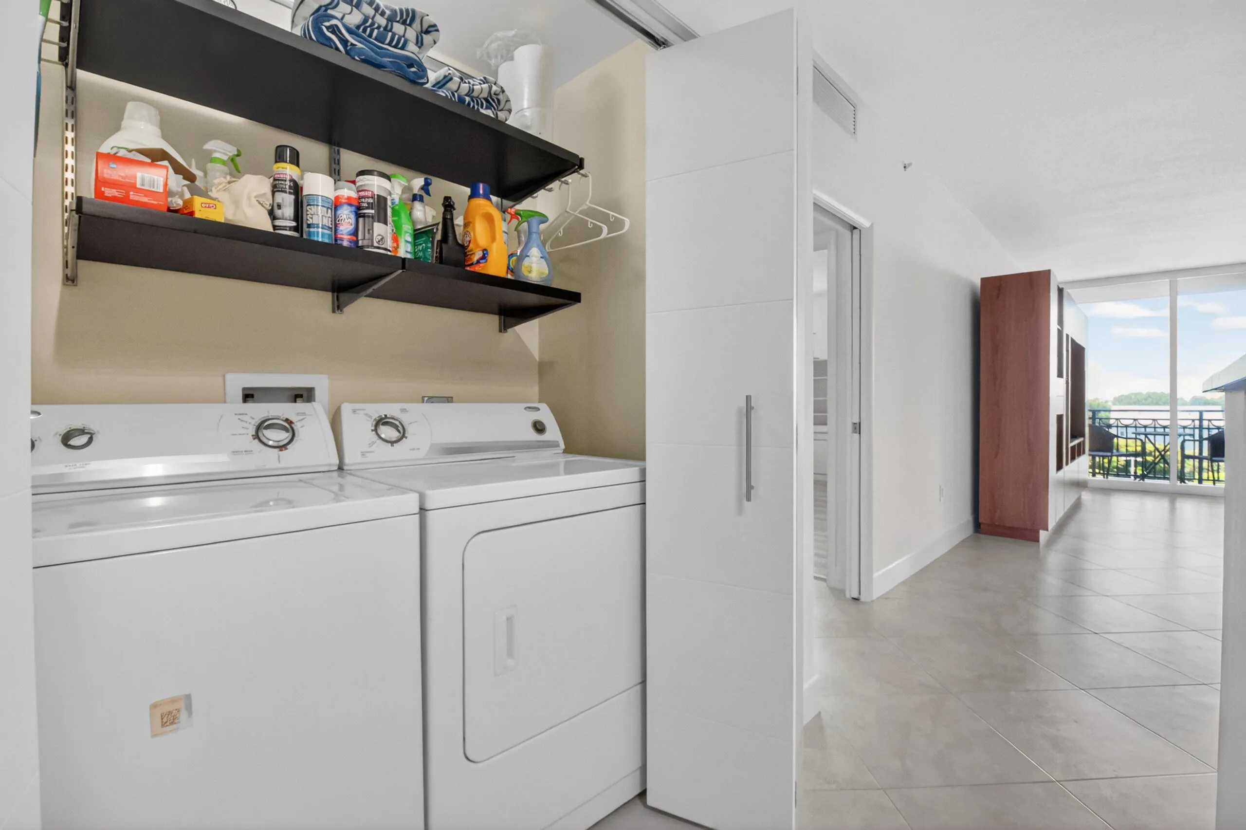 In-Unit Laundry Closet