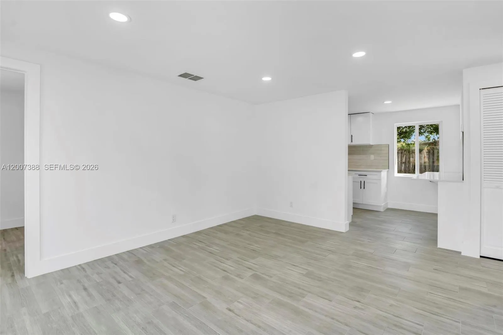 Living Room leading into Kitchen