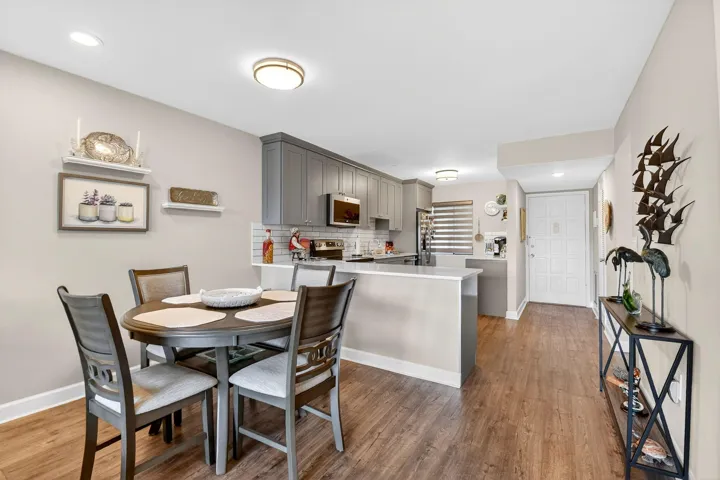 Kitchen and dining area