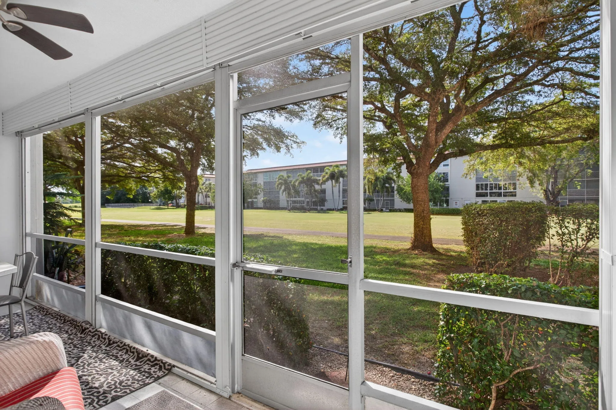 SCREENED PATIO METAL SHUTTERS