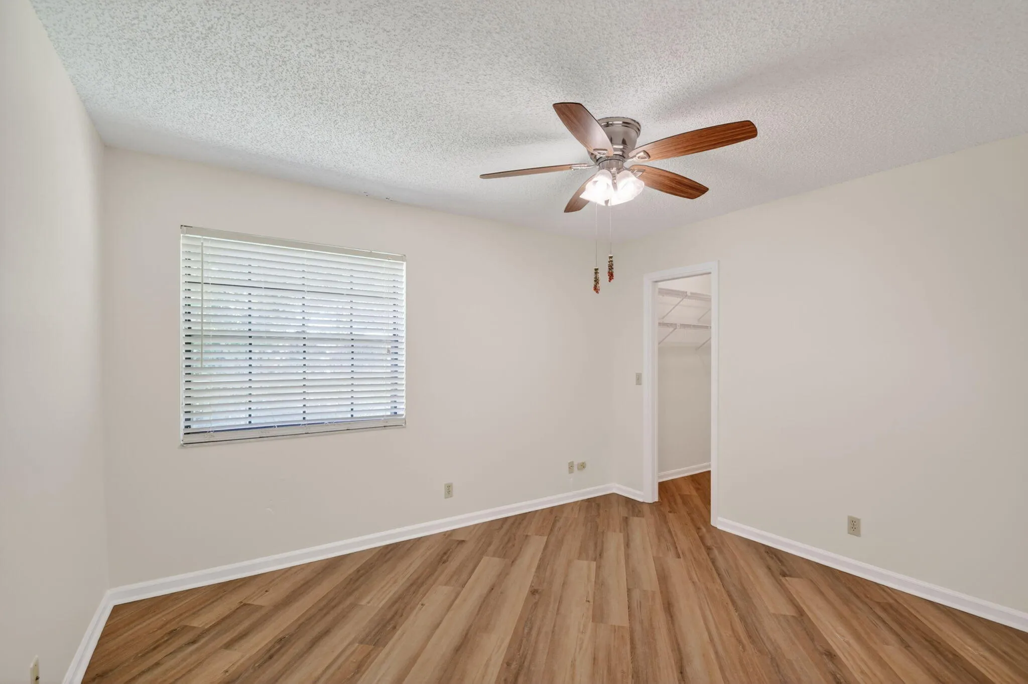 Fresh paint and new luxury vinyl plank flooring