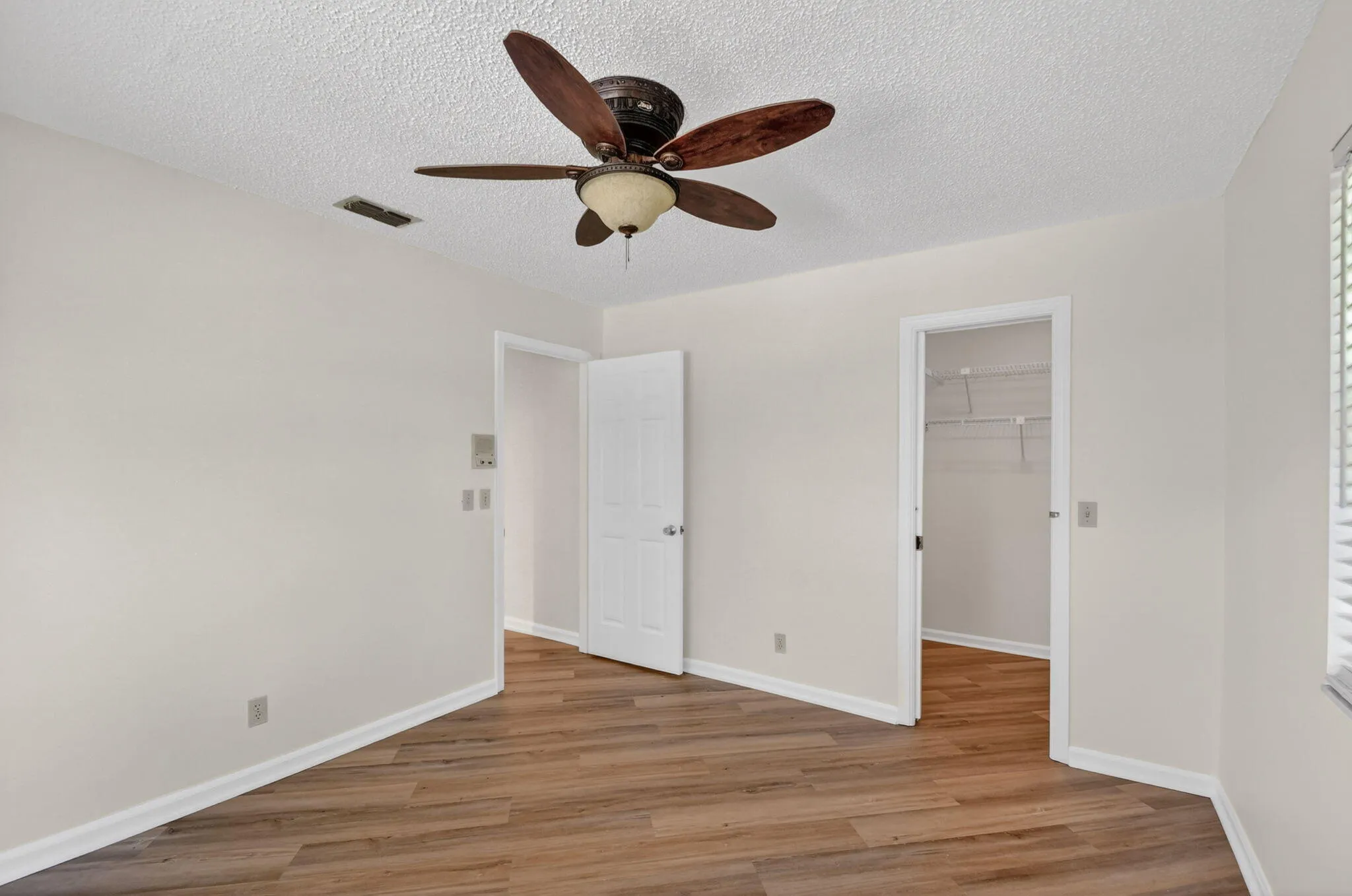 Fresh paint and new luxury vinyl plank flooring