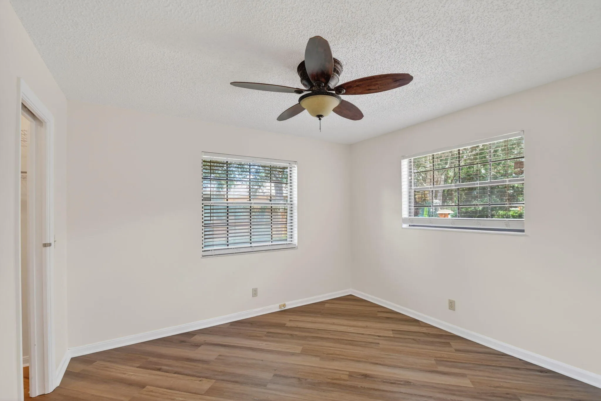 Fresh paint and new luxury vinyl plank flooring