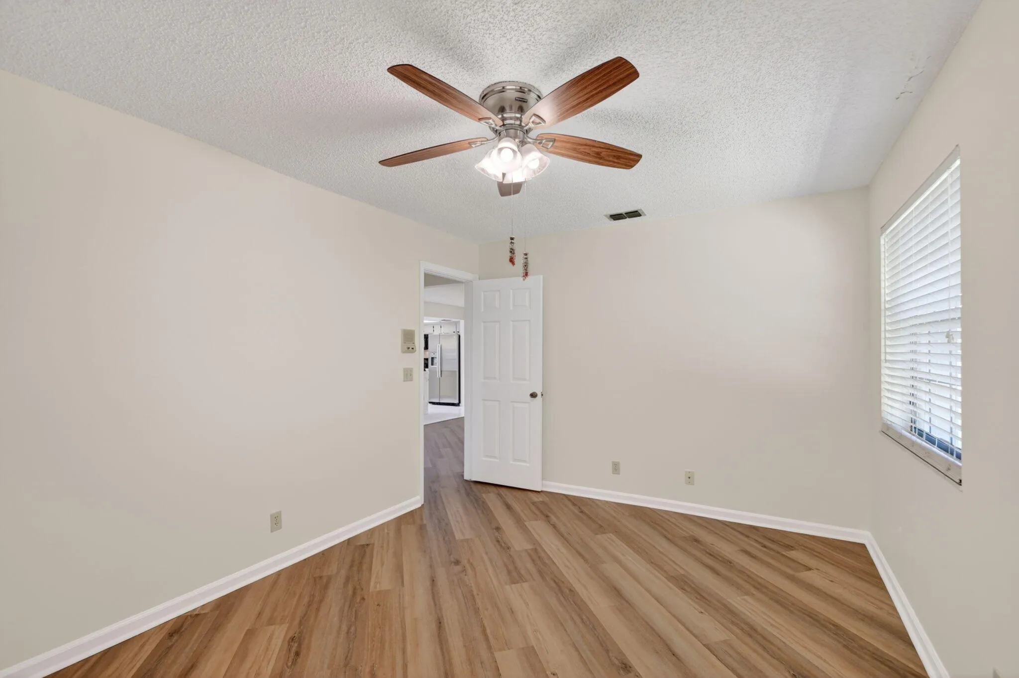 Fresh paint and new luxury vinyl plank flooring