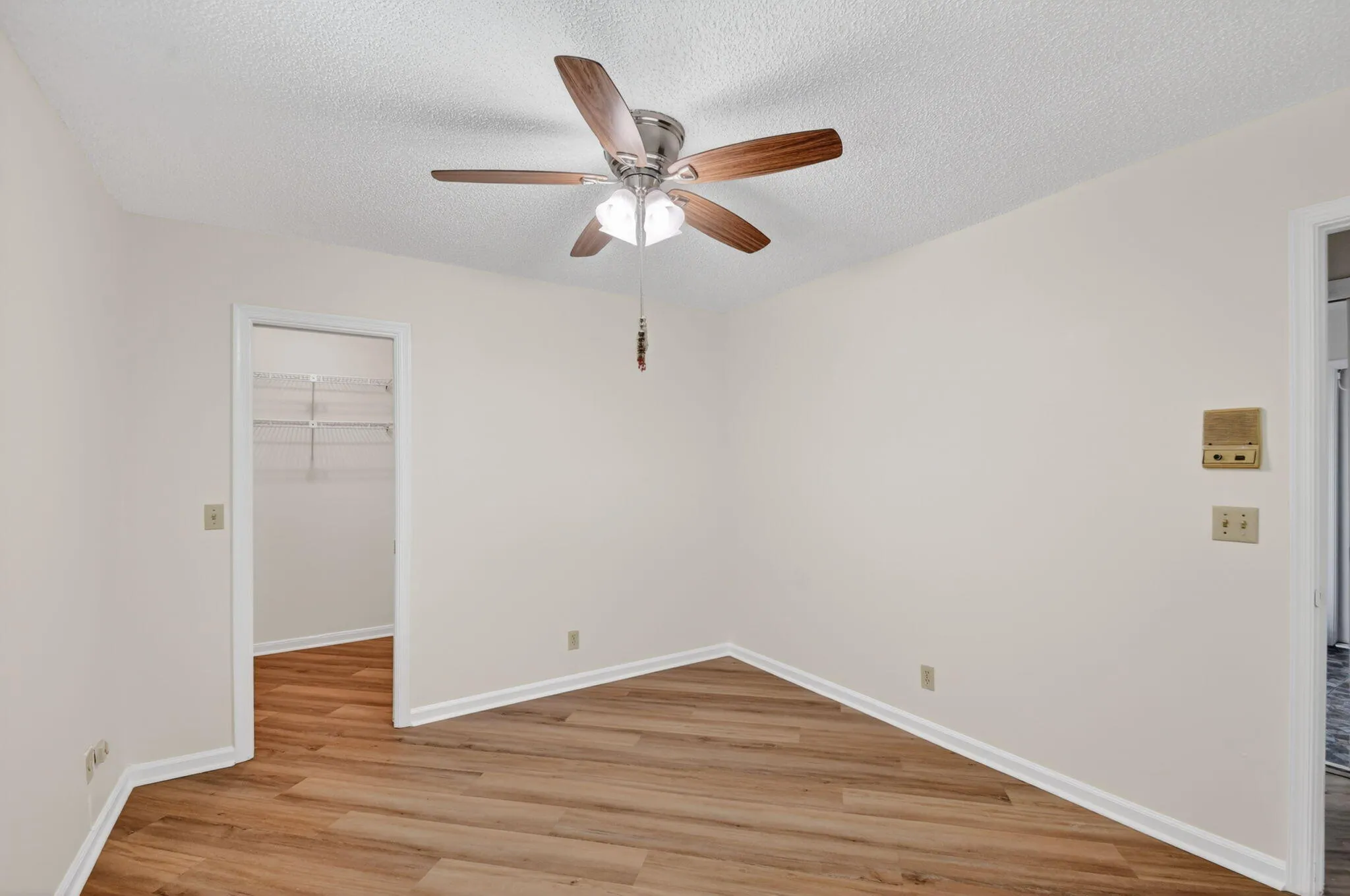 Fresh paint and new luxury vinyl plank flooring