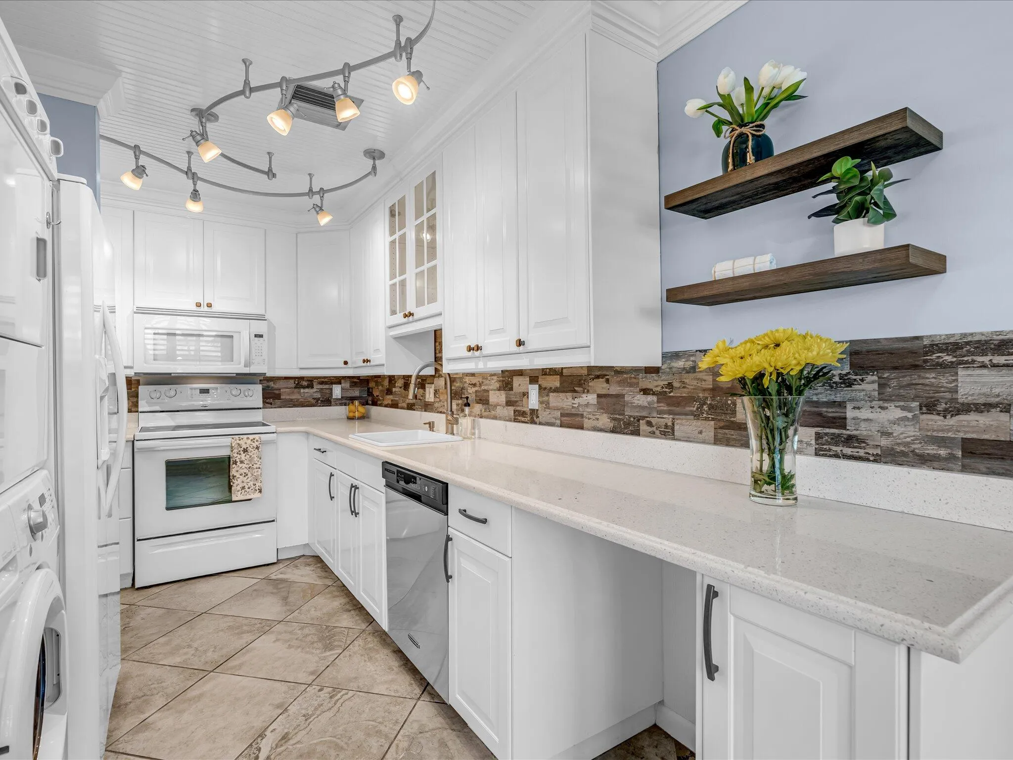Crisp White Cabinets