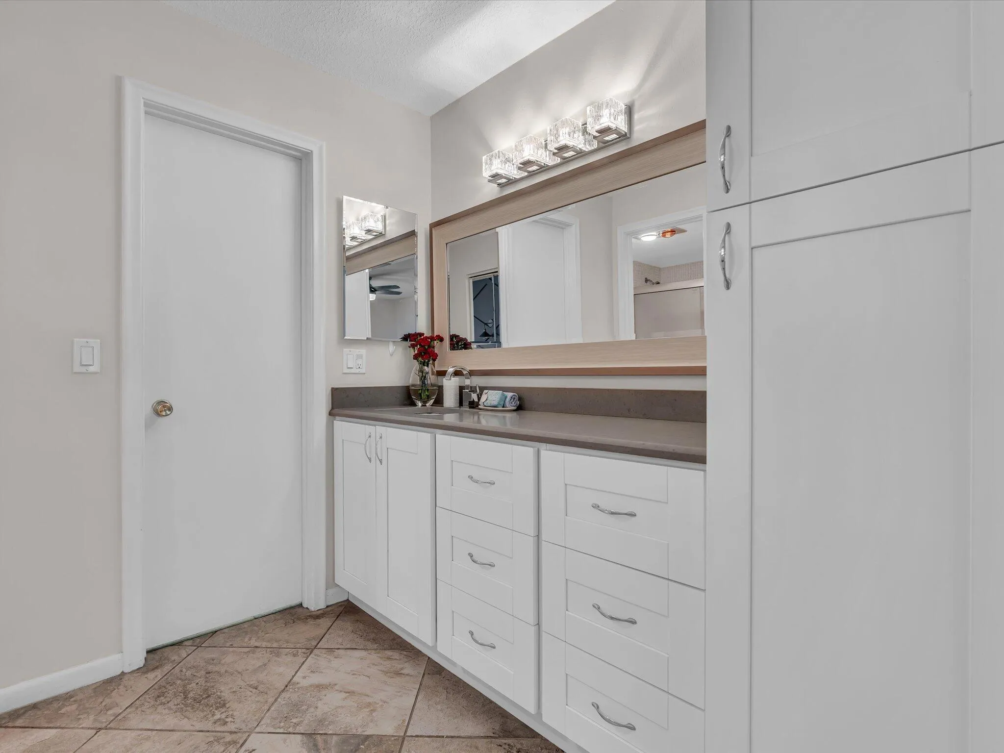 Ample Vanity Storage