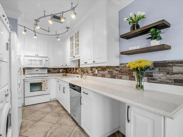 Crisp White Cabinets