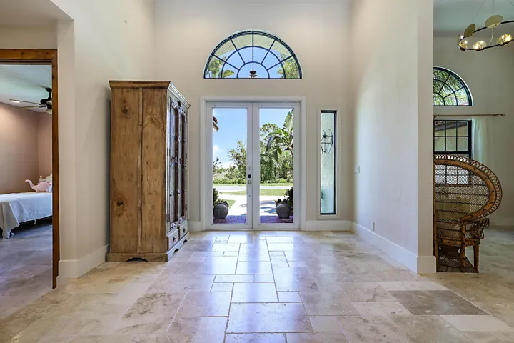 New Travertine Tile throughout