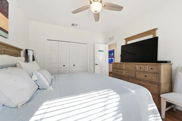 1st Floor - Large guest bedroom with spacious closet.