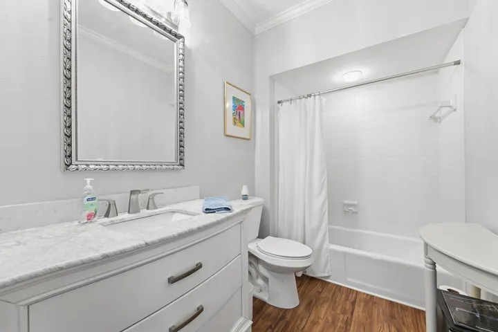 Updated guest bath, next to guest BR.