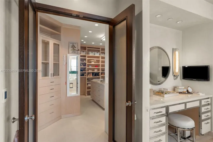 Master closet