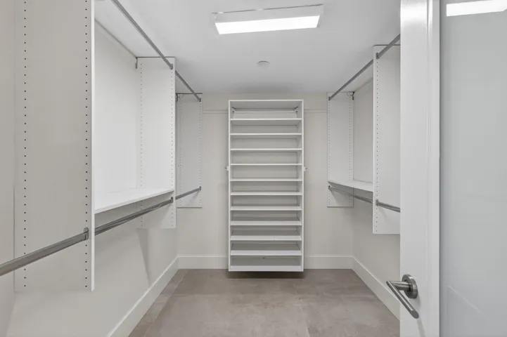Primary luxury closet