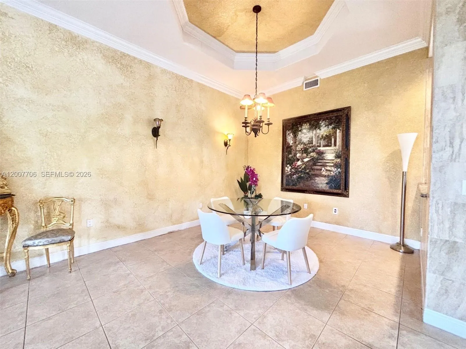 Formal dining area
